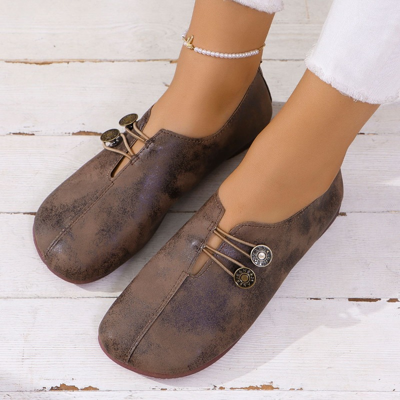 Ethnic Fashion Brands - Damskie, wygodne, płaskie, codzienne sneakersy na