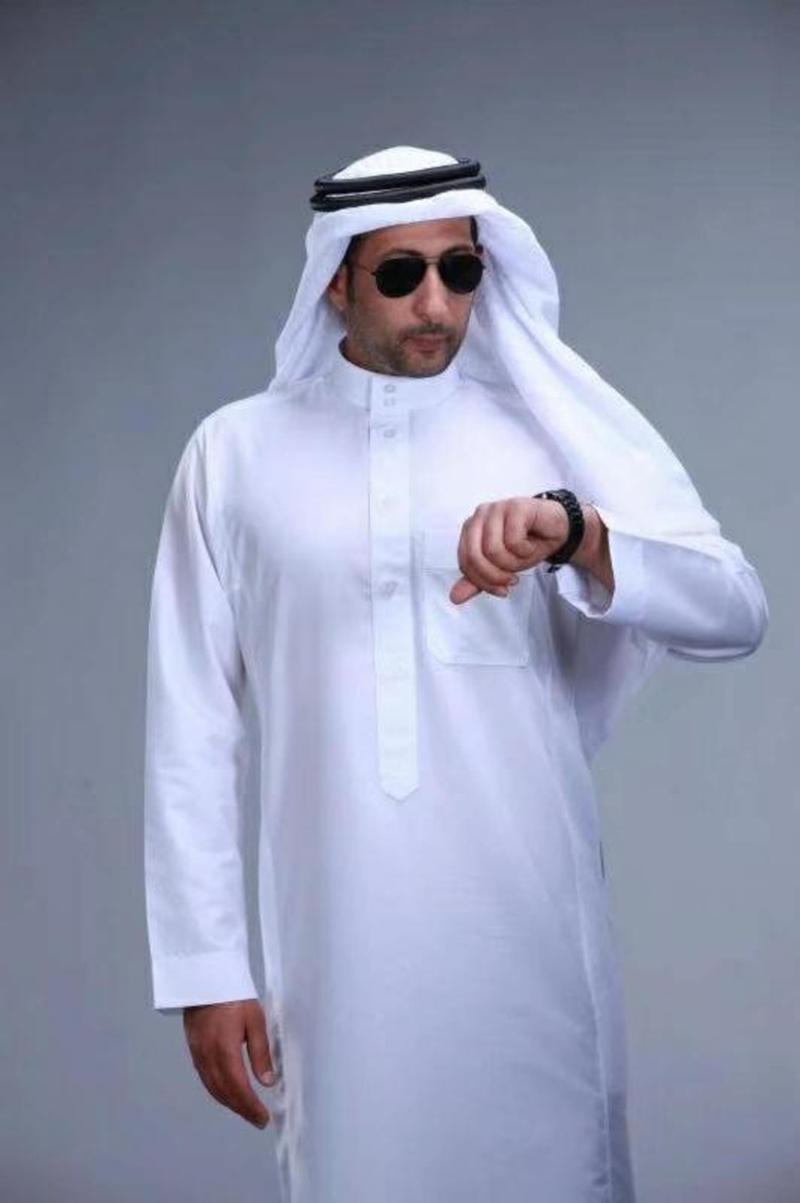 Kurta Men Cotton - Islamska odzież męska długość z długim