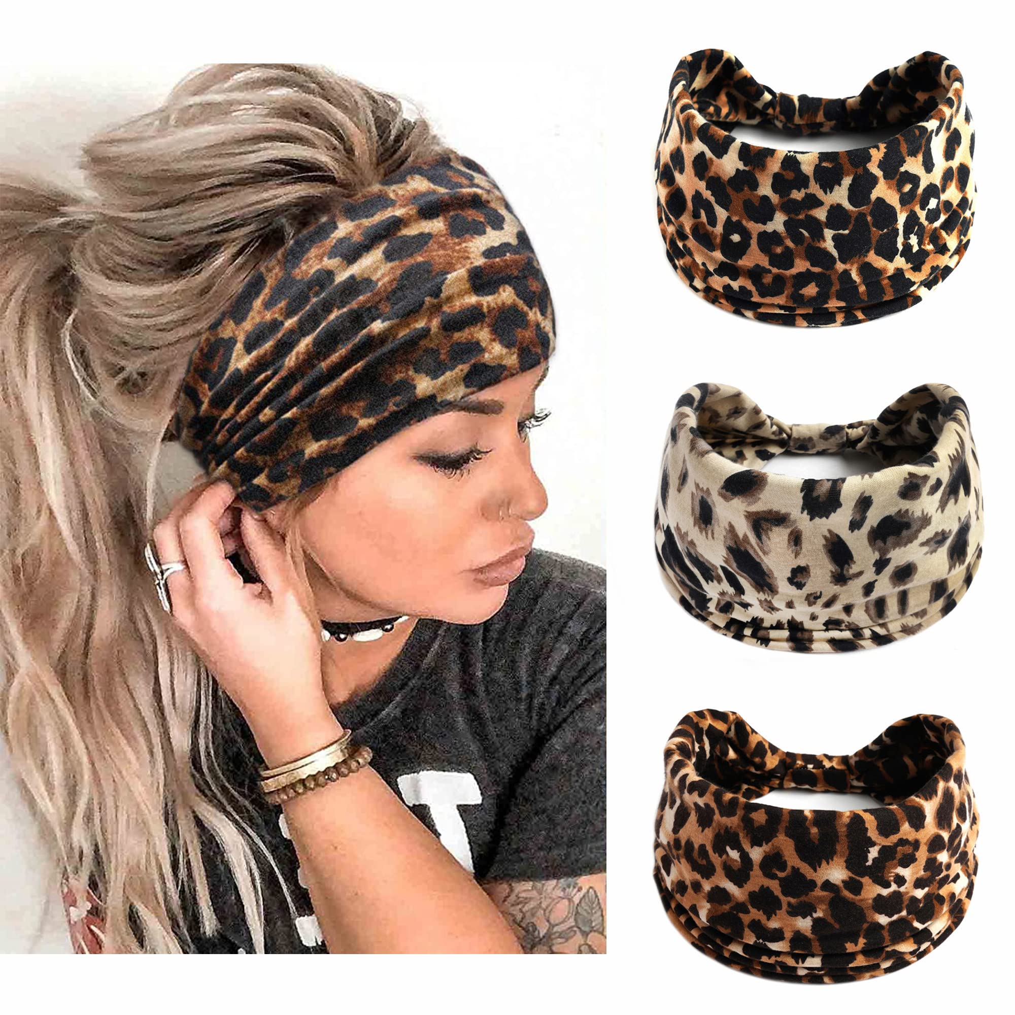 Ethnic Fashion Accessories - Opaski z nadrukiem lamparta dla kobiet