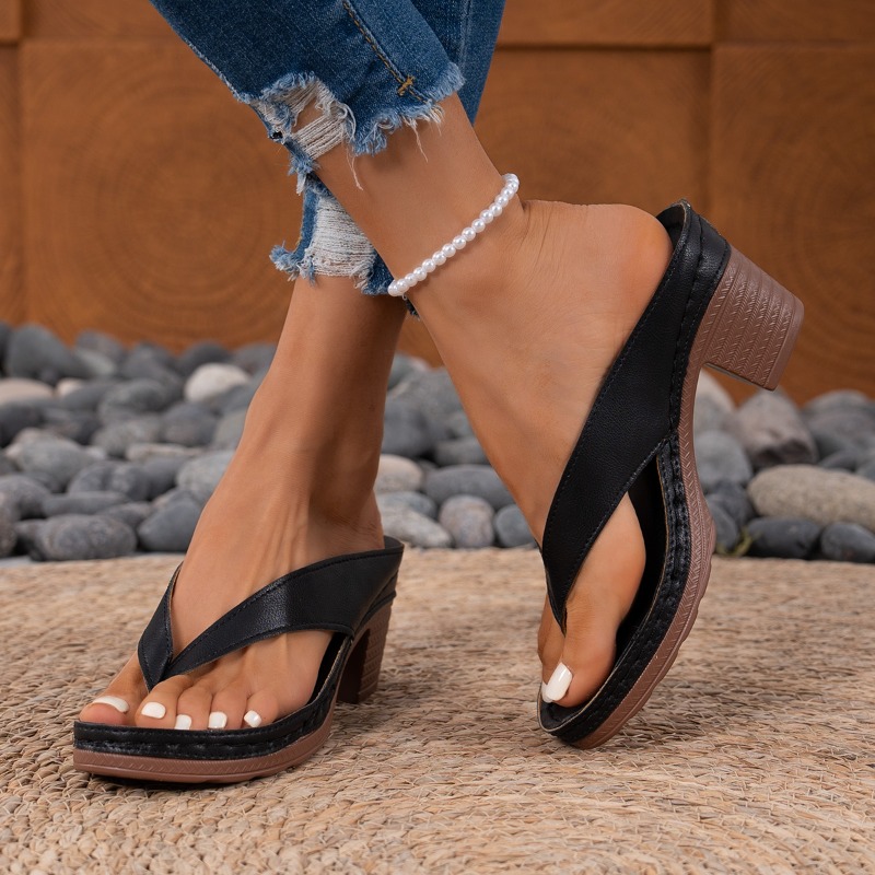 Modne damskie klapki na wysoki – Ethnic Modern Fashion recenzja i cena