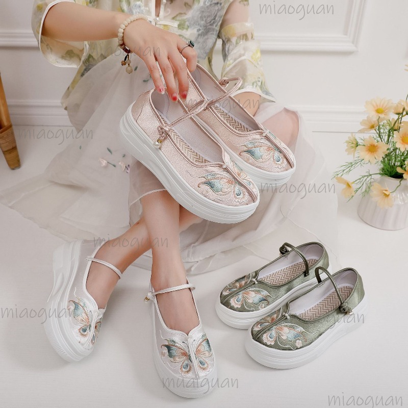 Damskie buty w stylu chińskim, – Ethnic Style recenzja i cena