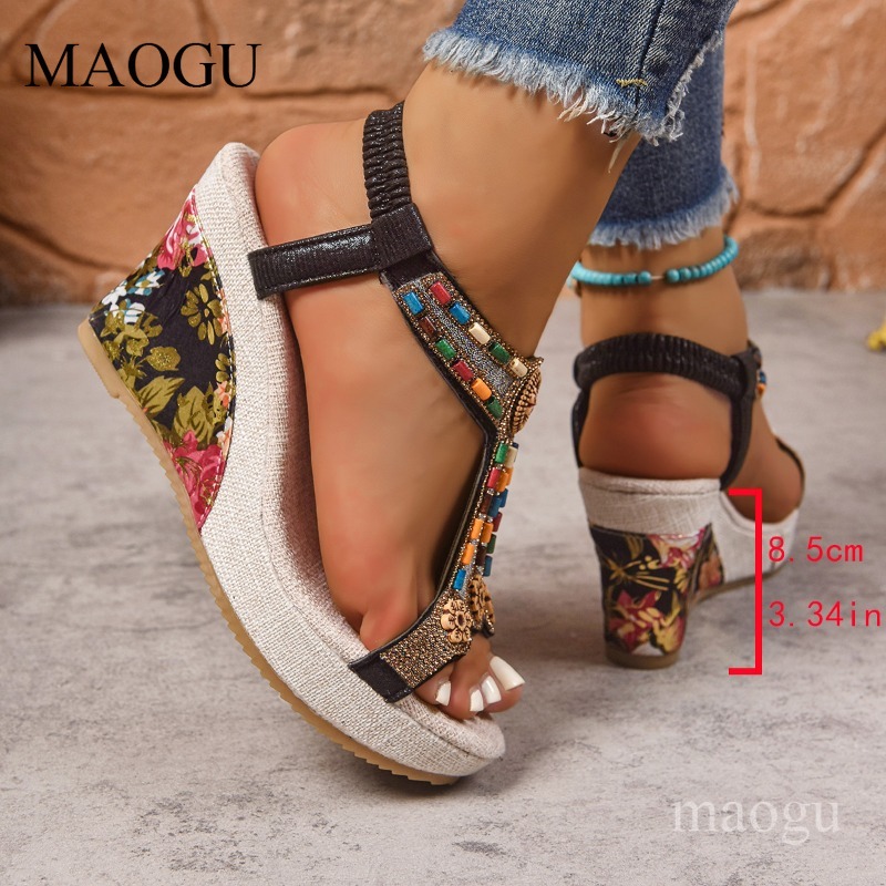 Sandały na koturnie w stylu bo – Ethnic Modern Fashion recenzja i cena