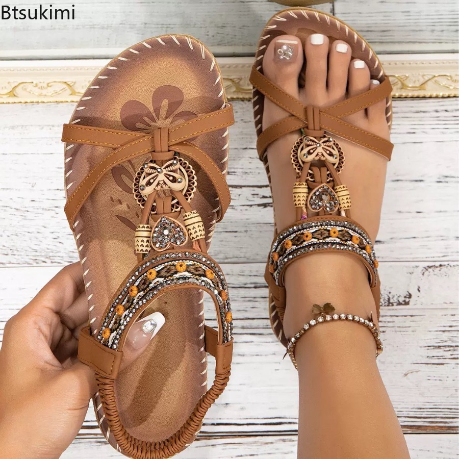 Damskie sandały w stylu bohemy – Ethnic Fashion In recenzja i cena