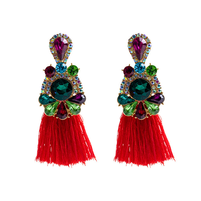 Kolorowe kolczyki z diamentami – Ethnic Fashion Brands recenzja i cena