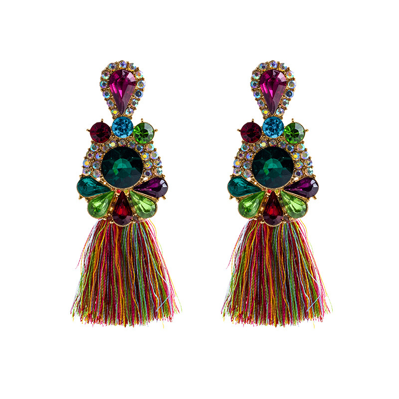 Kolorowe kolczyki z diamentami – Ethnic Fashion Brands recenzja i cena