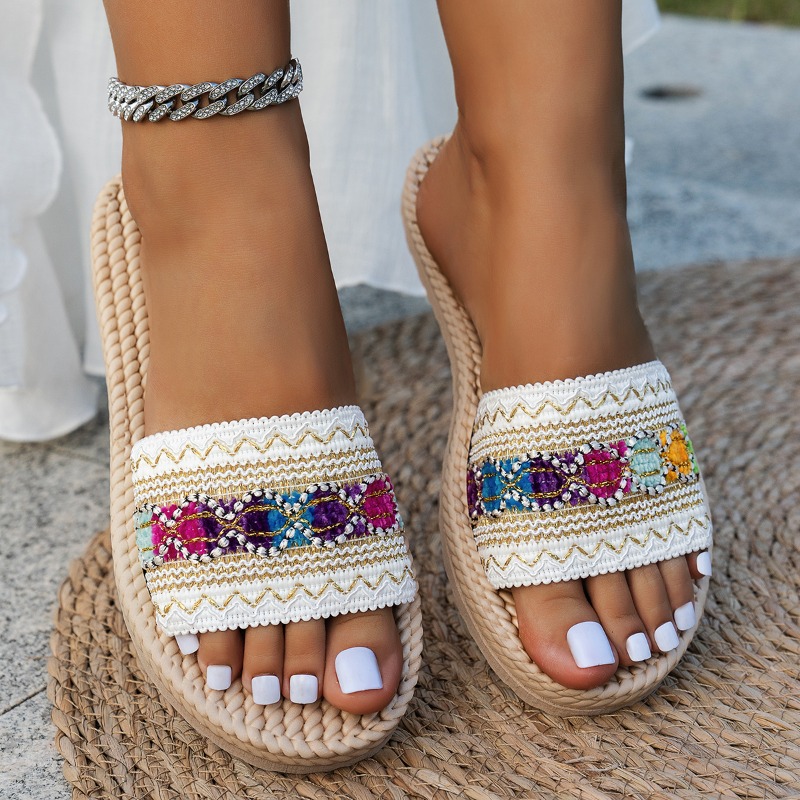 Damskie klapki na zewnątrz, pł – Ethnic Modern Fashion recenzja i cena